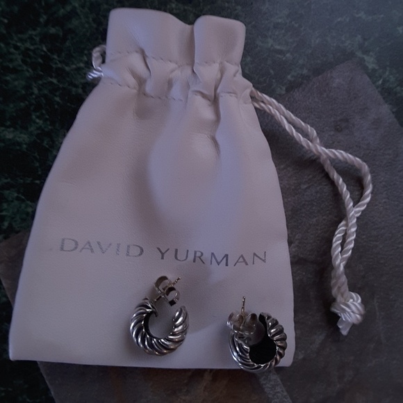 David Yurman Jewelry - David Yurman Twist Hoop Earrings, Make Offer 🖤